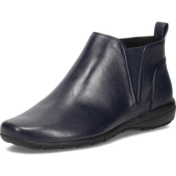 NWT Easy Spirit Women’s Aerial Ankle Boots Dark Blue Size 10.5 - Picture 1 of 6